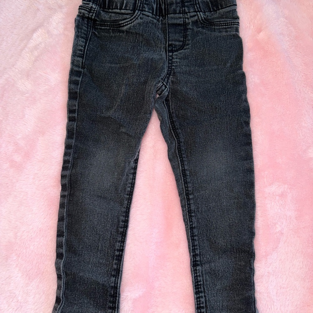 OshKosh B'gosh Girls Black Stretch Denim Pants